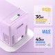 thumbnail image 3 of Refrigerador portátil BougeRV Purple 23L 12V/24V DC 110-240V AC, 3 of 8