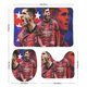 thumbnail image 2 of Juego de 3 Alfombras de Baño Christian Pulisic Desmarcar Coral Fleece, 2 of 6