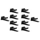 thumbnail image 4 of 10 ganchos para sombreros para pared, colgadores multifuncionales para sombreros, perchero para gorras de béisbol, organizador duradero para sombreros Negro, 4 of 5
