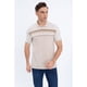 thumbnail image 1 of Polera Piqué Líneas Bicolor Hombre Algodón Primavera verano 0186, 1 of 4