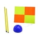 thumbnail image 4 of Bandera de esquina de fútbol, equipo de campo, bandera de deportes de entrenamiento versátil, bandera de esquina de campo de fútbol para adultos y niñ Poste de 1m con base azul., 4 of 5