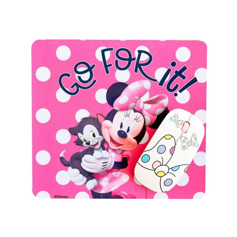 Disney - Kit Mouse Inalam Y Mouse Pad Minnie Bow