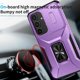 thumbnail image 4 of Funda Armada para Samsung Galaxy S25 FE con Tapa Deslizante y Soporte Magnético Giratorio Morado, 4 of 5
