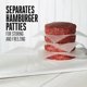 thumbnail image 2 of Papel encerado para hamburguesas Weston 14 cm x 14 cm 1000 hojas blanco, 2 of 8