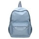 thumbnail image 1 of Preppy Solid Color Shoulder Bag Nylon School Knapsack Korean Teenager White School Bag Sports Travel Backpack for Women, 1 of 3