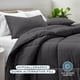 thumbnail image 2 of Juego de edredón Bare Home tamaño Cal King ultrasuave gris, 2 of 8