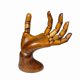 thumbnail image 1 of Maniquí de mano de madera yangjietf con acabado antiguo en madera de haya, 1 of 6