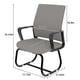 thumbnail image 1 of Minimalist Modern Office Chair – Metal Frame, Soft & Comfortable, Home & Office Use, Multiple Colors Available, 1 of 3