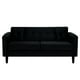 thumbnail image 1 of Sofa New Retro 3c Felpa 00 Negro, 1 of 6