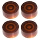 thumbnail image 5 of Botón De Guitarra De 4 Piezas Perilla De Control De Velocidad De Acrílico Para Guitarra Eléctrica Café, 5 of 5