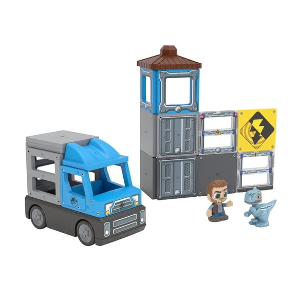 Set de construcción con azulejos magnéticos Jurassic World Dino Rescue