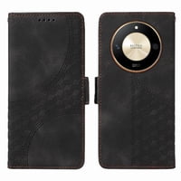 Carcasa Foxdock Honor Magic 6 Lite De Cuero Pu, Diseño Acolchado Clásico, Protección Contra Caídas Y Rayones