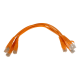thumbnail image 1 of 4un 30cm Cat6 Lszh Cable Patch Inyectado 4x Naranjo, 1 of 3