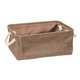 thumbnail image 1 of Compartimiento plegable de la tela de la cesta del almacenamiento de la tela con las manijas llevar café M, 1 of 5