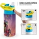 thumbnail image 4 of Dreamworks: Home Botella de Agua con Tapa Pop Top de Un Toque, Acero Inoxidable, a Prueba de Fugas, para Deportes, Botella Infantil azul 12 oz, 4 of 6