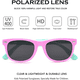 thumbnail image 3 of Gafas de sol polarizadas para niños con montura flexible de goma TPEE para niños y niñas, 3 of 5