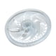 thumbnail image 4 of Ventilador de Techo con Lámpara de Ventilador de Luz Multifuncional Silent Dia 12 Herramienta de Iluminación para La Sala de Estar Apartamentos Blanco, 4 of 5