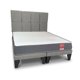 thumbnail image 3 of Cama 2 Plazas Europea América Slim Respaldo Atenas  150x190x50 Cm Tela Gris, 3 of 6