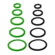 thumbnail image 1 of Anillo De Alimentación Para Acuario, Anillos Redondos Ligeros Para Plantas Flotantes, Color Verde Y Negro, 10 Uds., 1 of 3