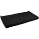 thumbnail image 1 of Loveseat Cushion Blazing Needles, microgamuza sólida, color negro, 1 of 2