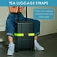 thumbnail image 2 of Correas de equipaje Travel Inspira con cierre TSA ajustable, color verde, 2 of 3