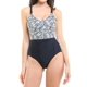 thumbnail image 1 of Enterito reductor con corte estampado blanco Talla XXL, 1 of 4