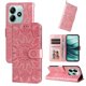 thumbnail image 1 of Funda tipo cartera FOXDOCK para Xiaomi Redmi Note 14 5G , diseño girasol en relieve, cuero PU, cierre magnético, soporte y tarjetero, 1 of 5