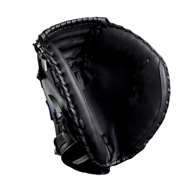Guante de de béisbol, flexibilidad PU cuero 12.5 "guantes de bateo de guante de béisbol y softball para principiantes jugar entrenamiento , negro