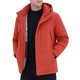 thumbnail image 1 of INSPIRE CHIC Chaqueta de Invierno para Hombre con Capucha y Cremallera Completa, Acolchada y Gruesa, Talla S, Rojo, 1 of 5