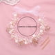thumbnail image 4 of Diadema de princesa con flores de cristal y perlas de imitación, accesorio para el cabello de novia de aleación con diseño floral, ideal para comunión, boda, graduación y fotografía para niñas y mujer, 4 of 6