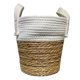 thumbnail image 1 of Canasto Seagrass 26 Blanco y Natural, 1 of 1