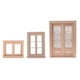 thumbnail image 2 of Ventana De Puerta De Madera En Miniatura Sin Pintar Para Decoración De Muebles De Casa De Mu?ecas 1/12, 2 of 3