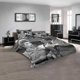 thumbnail image 1 of I Love Lucy Printed Black And White Quilt Duvet Cover Set Double Children3-Piece Bedding Set, 1 of 5