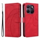 thumbnail image 4 of Funda tipo cartera con tapa para Motorola Edge 70 Fusion con tarjetero, soporte y cubierta magnética Rojo, 4 of 4