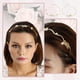 thumbnail image 3 of 4 Piezas de Diademas en Forma de Mariposa de Hoja de Metal de Aleación Accesorios para el Cabello para Mujeres Niñas Tono Dorado 12.5x2.5cm, 3 of 7