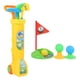 thumbnail image 1 of Juego De Palos De Golf Para Niños, Juguetes De Golf Portátiles Para Interiores, Edades 3, 4, 5, 6 Años, Juguete De Fiesta Para Niños, Amarillo, 1 of 5