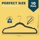 thumbnail image 2 of Perchas de terciopelo Lifemaster con gancho giratorio de 360°, 10 kg, 2 of 7