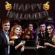 thumbnail image 2 of Set, Happy Halloween Letter Set Pumpkin Bat Balloon Aluminum Film Balloon Party Holiday Arrangement Cartoon Wall, Halloween Decor, Halloween Supplies, Photo Prop, Party Anniversary Party Scene Decor A, 2 of 3