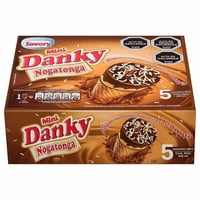 Helado Cono Mini Nogatonga Caja 5 Un X 80 Ml Danky