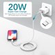 thumbnail image 3 of Cable USB C a Lightning de 3 m (paquete de 2) [certificado Apple MFi], cable de carga para iPhone de 3 m, cable Lightning a tipo C extra largo, cable de carga rápida para iPhone 14, 13, 12 Pro Max, Mi, 3 of 7