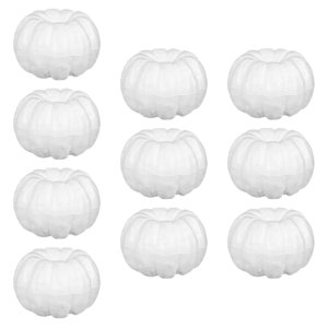 Magideal - 10 Calabazas Artificiales De Espuma, Calabazas Falsas De Poliestireno, Accesorios De Bricolaje Para Fiestas De Halloween, Decoración De Otoño, Cosecha 10Cm