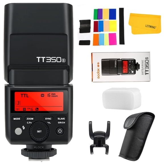 Cámara Flash Godox TT350S para cámara sin espejo Sony