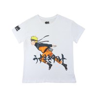 Polera Mujer Corriendo Blanco Naruto