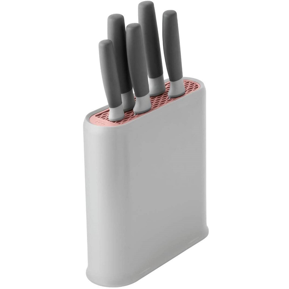 Berghoff - Taco De Cuchillos 6 Pcs Gris Leo