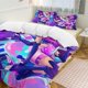 thumbnail image 2 of Hazbin Hotel Helluva Boss Bedding Set Duvet Cover Comfortable and Lightweight Cartoon Bedding 3 Piece Bed Set, 2 of 5