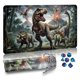 thumbnail image 1 of Tapete de juego Partypda para MTG 61 x 36 cm, impermeable, antideslizante, con dados, 1 of 6