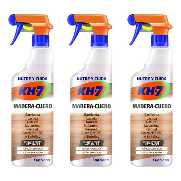Kh-7 Limpiador Madera Y Cuero 750 Ml x3