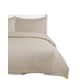 thumbnail image 2 of Quilt Cubrecama De Verano Con Colores Lisos King Café, 2 of 4
