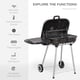 thumbnail image 3 of Parrilla Portátil de Carbón Outsunny con Ruedas y Estantes, 3 of 9