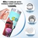 thumbnail image 5 of Vaso Térmico de Acero Inoxidable Desmarcar Los Cariñosos 1180ml, 5 of 6